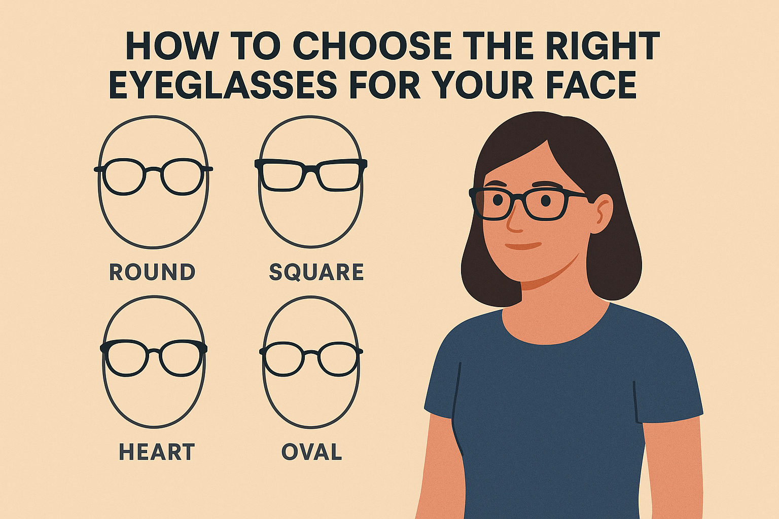 How to Choose the Right Eyeglass Frames for Your Face Shape